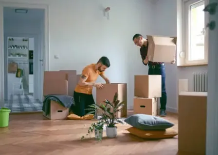 Professional Apartment Moves loading furniture during an apartment move in Canterbury, Kent