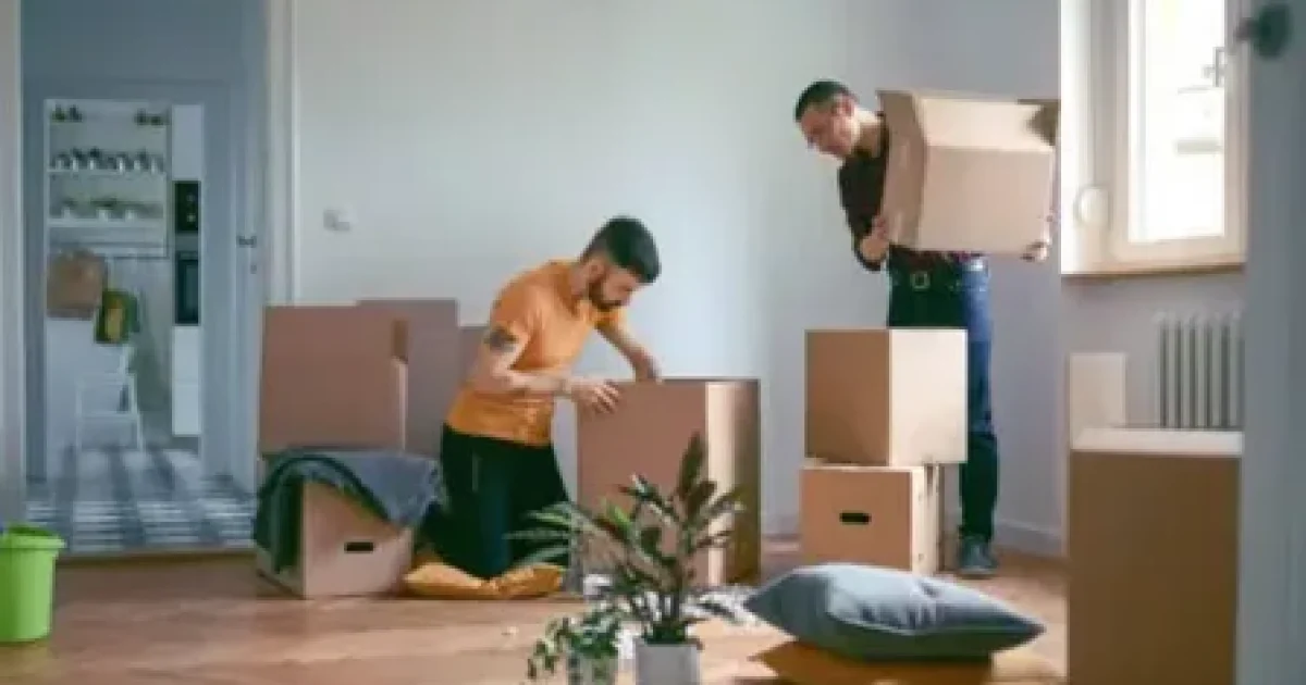Professional Apartment Moves loading furniture during an apartment move in Canterbury, Kent
